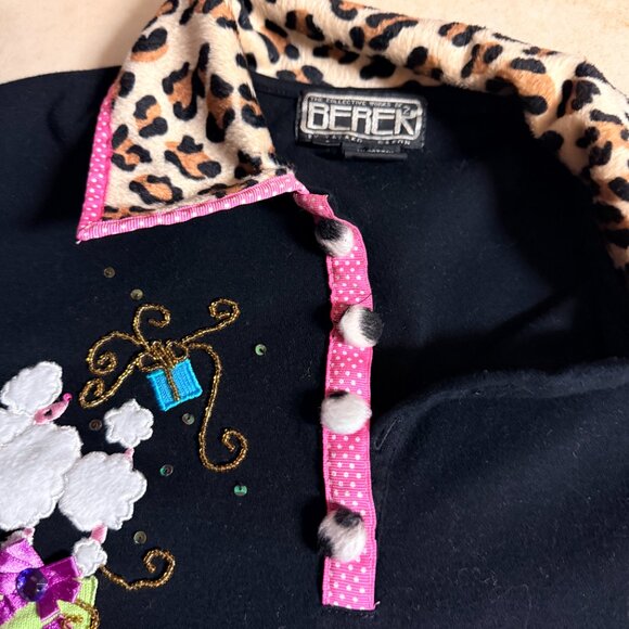 Berek The Collective Works by Takako Sakon Vintage Christmas Poodle Gift Stack - Picture 10 of 12